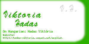 viktoria hadas business card